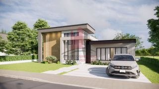 Vendo Casa em Obra e Repasso Lote em Condomínio em Aldeia