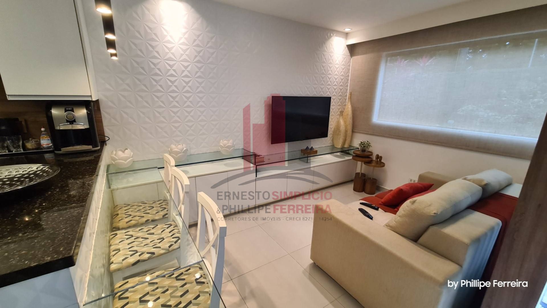 Lindo Duplex Mobiliado e Decorado 1 Quarto 2 Suítes 65m² 2 Vagas