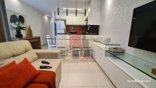 Lindo Duplex Mobiliado e Decorado 1 Quarto 2 Suítes 65m² 2 Vagas