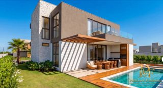 Casa Lume Aldeia 4 Suítes 260m² Piscina no Melhor Condominio
