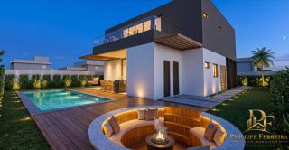 Casa Lume Aldeia 4 Suítes 260m² Piscina no Melhor Condominio