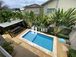 CASA DUPLEX EM CONDOMÍNIO FECHADO (JARDINS IBIZA) COM 4 QUARTOS, ESCRITÓRIO, DECK, PISCINA PRIVATIVA, 4 VAGAS, CONDOMÍNIO C/ LAZER COMPLETO, DEPENDÊNCIA C/ BANHEIRO, 257M2 - EUSÉBIO/CE