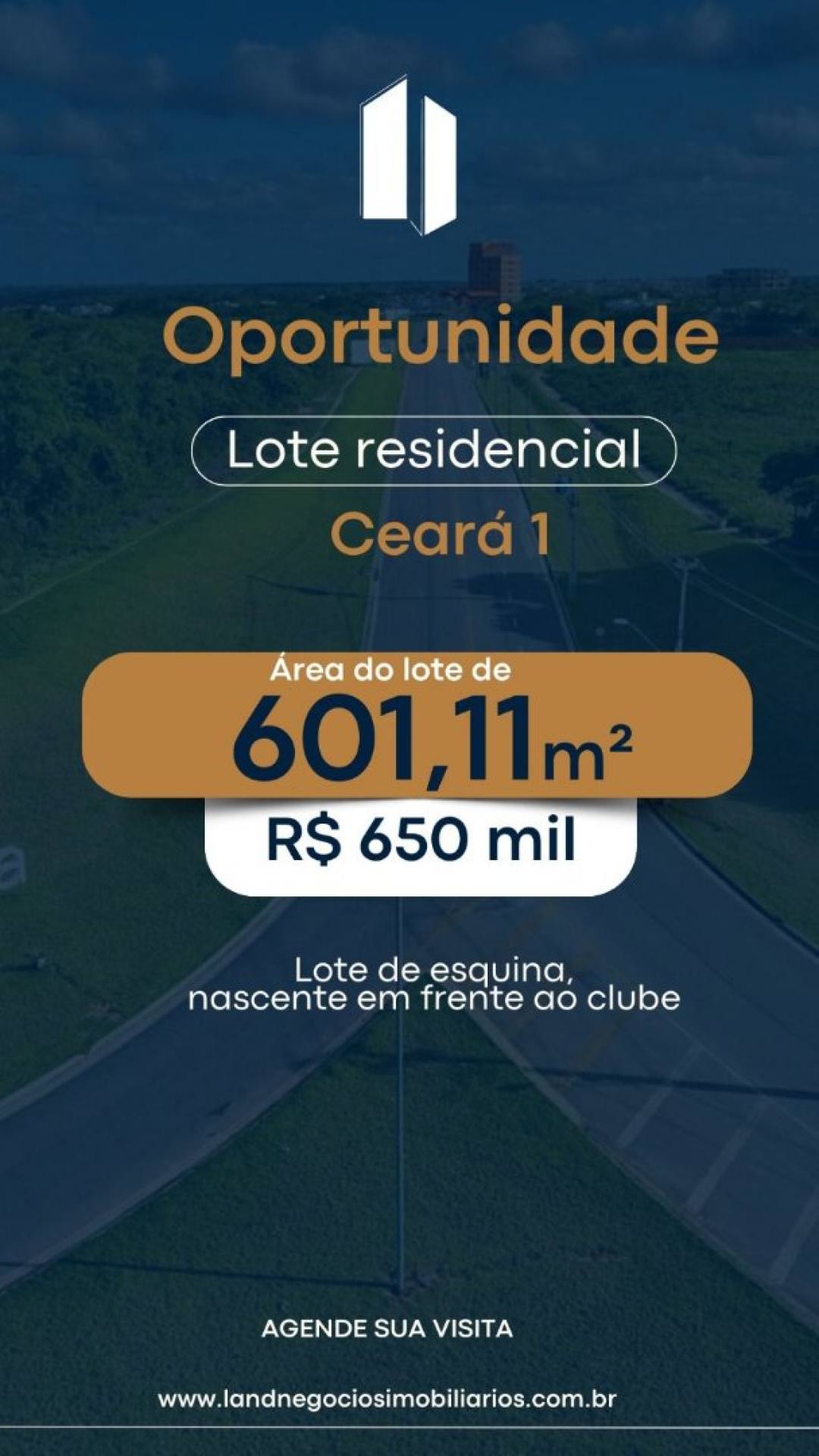 Lote Residencial Nascente na Cidade Alpha, Eusébio - CE - Por 650.000,00