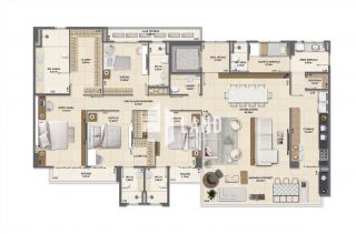Apartamento 225m2 - Jockey Club - Teresina - PI
