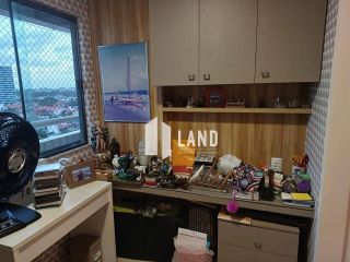 Apartamento com 3 suítes, 3 vagas de garagem, dependência com banheiro, laser, 153m2, R$ 890.000 - Luciano Cavalcante - Fortaleza/CE