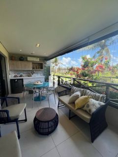 APARTAMENTO TÉRREO NO PORTO DAS DUNAS (AQUAVILLE), PORTEIRA FECHADA, COM 3 QUARTOS (3 SUÍTES), BANHEIRO SOCIAL, VARANDA, 2 VAGAS DE GARAGEM, NASCENTE, LAZER COMPLETO, PÉ NA AREIA, 99M², R$ 1.150.000,00 - PORTO DAS DUNAS - AQUIRAZ/CE