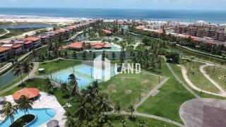 APARTAMENTO TÉRREO NO PORTO DAS DUNAS (AQUAVILLE), PORTEIRA FECHADA, COM 3 QUARTOS (3 SUÍTES), BANHEIRO SOCIAL, VARANDA, 2 VAGAS DE GARAGEM, NASCENTE, LAZER COMPLETO, PÉ NA AREIA, 99M², R$ 1.150.000,00 - PORTO DAS DUNAS - AQUIRAZ/CE