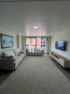 APARTAMENTO 1 POR ANDAR COM 4 SUÍTES, SEMI-MOBILIADO (MÓVEIS FIXOS), CLOSET, SALÃO DE FESTAS, DECK COM CHURRASQUEIRA, 4 VAGAS DE GARAGEM, DEPENDÊNCIA COM BANHEIRO, 240M², POR R$ 1.200.000, GUARARAPES - FORTALEZA - CE