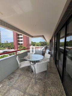 APARTAMENTO 1 POR ANDAR COM 4 SUÍTES, SEMI-MOBILIADO (MÓVEIS FIXOS), CLOSET, SALÃO DE FESTAS, DECK COM CHURRASQUEIRA, 4 VAGAS DE GARAGEM, DEPENDÊNCIA COM BANHEIRO, 240M², POR R$ 1.200.000, GUARARAPES - FORTALEZA - CE