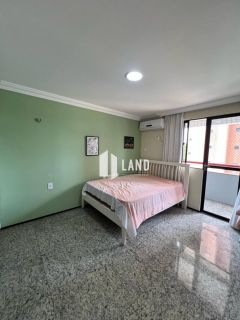 APARTAMENTO 1 POR ANDAR COM 4 SUÍTES, SEMI-MOBILIADO (MÓVEIS FIXOS), CLOSET, SALÃO DE FESTAS, DECK COM CHURRASQUEIRA, 4 VAGAS DE GARAGEM, DEPENDÊNCIA COM BANHEIRO, 240M², POR R$ 1.200.000, GUARARAPES - FORTALEZA - CE