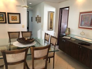 APARTAMENTO COM 3 SUÍTES, LAVABO, CLOSET, 3 VAGAS, DEPENDÊNCIA COM BANHEIRO, PISCINA, ACADEMIA, SALÃO DE FESTAS, CAMPINHO DE FUTEBOL, PLAYGROUND, 153M2, R$ 850.000 - LUCIANO CAVALCANTE - FORTALEZA/CE