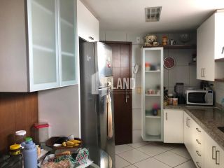 APARTAMENTO COM 3 SUÍTES, LAVABO, CLOSET, 3 VAGAS, DEPENDÊNCIA COM BANHEIRO, PISCINA, ACADEMIA, SALÃO DE FESTAS, CAMPINHO DE FUTEBOL, PLAYGROUND, 153M2, R$ 850.000 - LUCIANO CAVALCANTE - FORTALEZA/CE