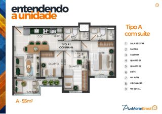 Apartamento Ocean Porto das Dunas da Pramorar Brasil - Grupo BTB Engenharia