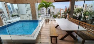 COBERTURA PLANA ESPETACULAR COM 5 SUÍTES E PISCINA PRIVATIVA !