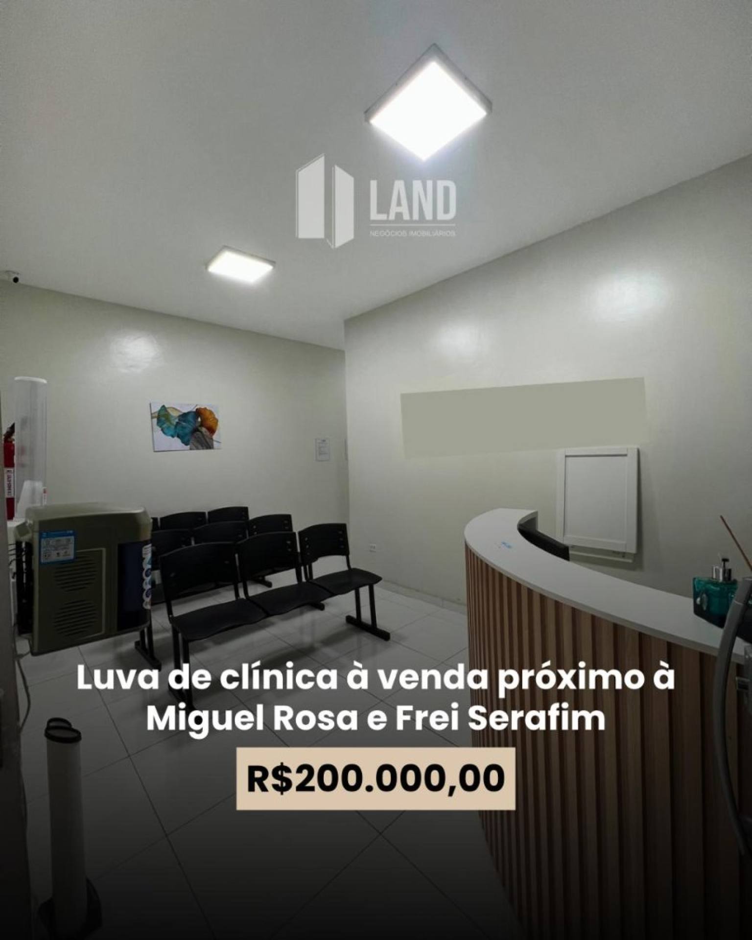 Luva de uma clínica com consultórios no Centro de Teresina