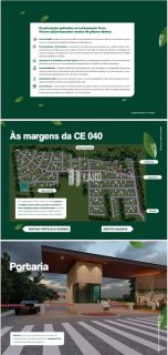 LOTE EM CONDOMÍNIO FECHADO EM AQUIRAZ/CE A VENDA, ÀS MARGENS DA CE040, COM LAZER COMPLETO, COM UMA ÁREA DE 217M² POR R$ 147.000,  CE 040 - AQUIRAZ/CE