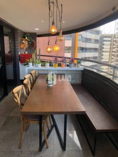 APARTAMENTO NA ALDEOTA COM 4 SUÍTES, CLOSET, LAVABO, 4 VAGAS, DEPENDÊNCIA DE FUNCIONÁRIA, VARANDA GOURMET INTEGRADA A SALA, ESTAR INTIMO - 233M² - R$ 1.490.000 - ALDEOTA - FORTALEZA/CE