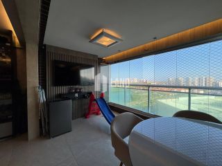 Broadway Central Park!   Porteira fechada com 3 suítes, lavabo, varanda integrada com a sala, 3 vagas de garagem, dependência com banheiro ou escritório, lazer completo - 165m² - R$ 2.500.000 - ao lado do shopping Riomar Fortaleza, Papicu - Fortaleza/Ce