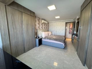Broadway Central Park!   Porteira fechada com 3 suítes, lavabo, varanda integrada com a sala, 3 vagas de garagem, dependência com banheiro ou escritório, lazer completo - 165m² - R$ 2.500.000 - ao lado do shopping Riomar Fortaleza, Papicu - Fortaleza/Ce