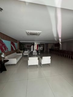 Broadway Central Park!   Porteira fechada com 3 suítes, lavabo, varanda integrada com a sala, 3 vagas de garagem, dependência com banheiro ou escritório, lazer completo - 165m² - R$ 2.500.000 - ao lado do shopping Riomar Fortaleza, Papicu - Fortaleza/Ce