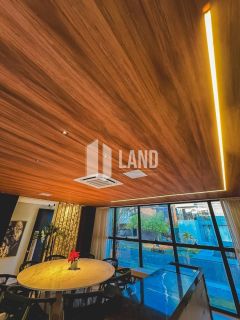 Casa Duplex Altissimo Padrao no Alphaville Eusebio (Porteira Fechada) - 5 suítes, energia solar, automatizada, escritorio, closet, adega, piscina, spa aquecido, deck, churrasqueira, carregador carro eletrico, 3 vagas - 467m² - R$ 5.700.000 - Alpha Eusebio