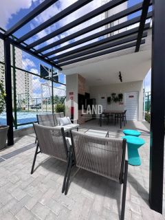 APARTAMENTO NO CONDOMINIO BELVEDERE COM 2 QUARTOS (1 SUITE), BANHEIRO SOCIAL, 1 VAGA DE GARAGEM, COM MOVEIS E ELETRODOMESTICOS, AREA DE LAZER - 48M2 - R$ 395.000 - EUSÉBIO/CE