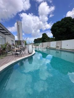 APARTAMENTO NO CONDOMINIO BELVEDERE COM 2 QUARTOS (1 SUITE), BANHEIRO SOCIAL, 1 VAGA DE GARAGEM, COM MOVEIS E ELETRODOMESTICOS, AREA DE LAZER - 48M2 - R$ 395.000 - EUSÉBIO/CE