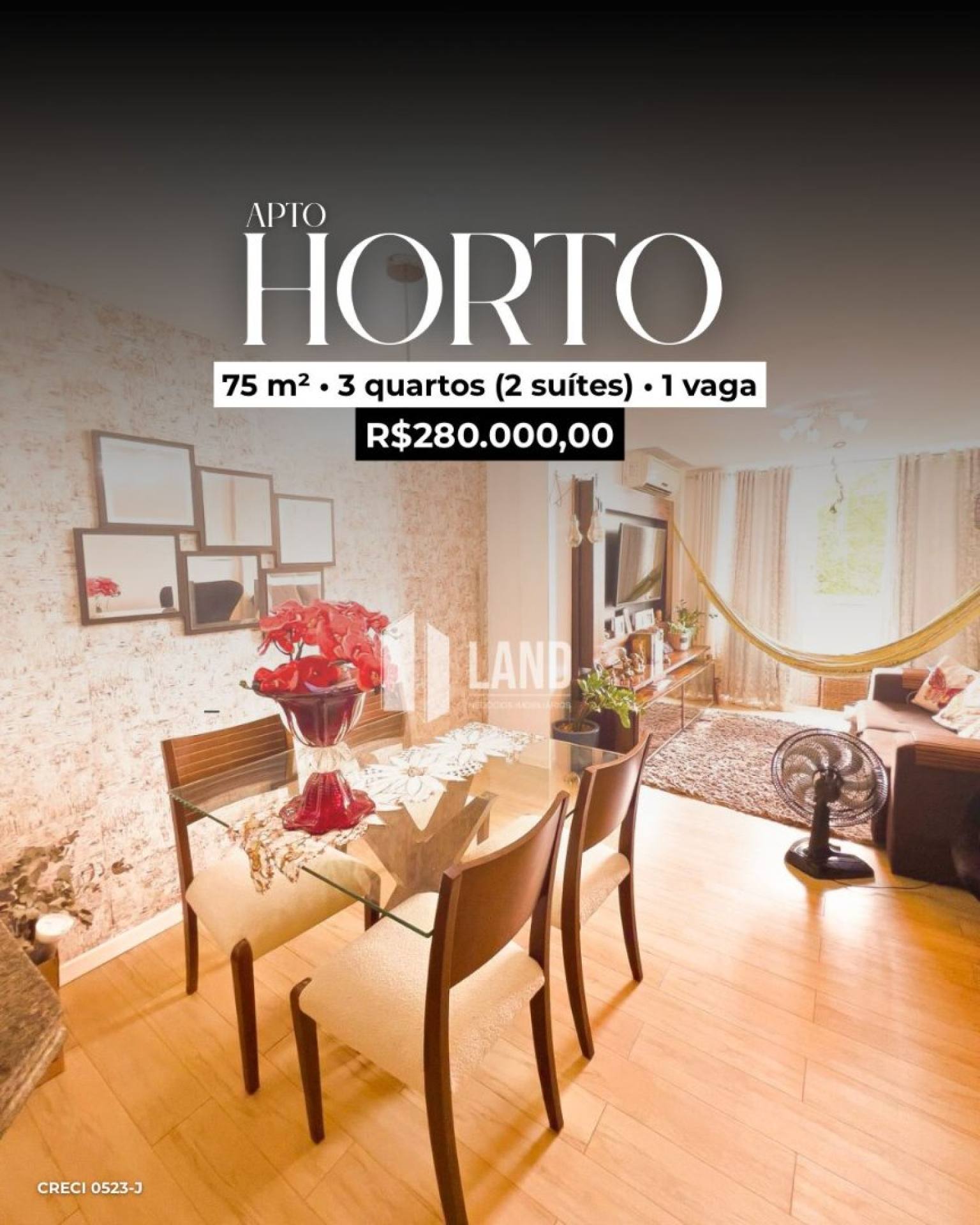 Apartamento Para Vender com 3 quartos 1 suítes no bairro Horto em Teresina