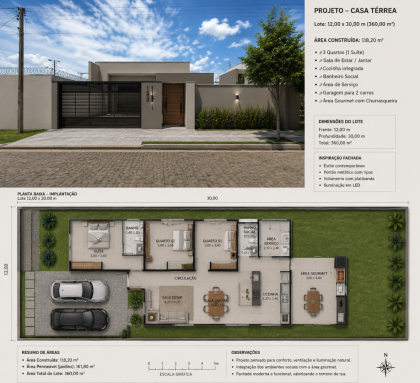 Lote no bairro Gurupi em Teresina