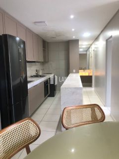 APARTAMENTO MOBILIADO PARA ALUGAR NO PORTO DAS DUNAS COM  2 QUARTOS (1 SUÍTE), 2 BANHEIROS, 2 VAGAS DE GARAGEM, LAZER COM PISCINA, SAUNA, PLAYGROUND E SALÃO DE FESTAS - 82M² - R$ 4.900 (MÊS) - PRÓXIMO AO BEACH PARK - PORTO DAS DUNAS - AQUIRAZ/CE