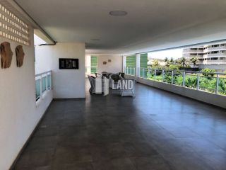 APARTAMENTO MOBILIADO PARA ALUGAR NO PORTO DAS DUNAS COM  2 QUARTOS (1 SUÍTE), 2 BANHEIROS, 2 VAGAS DE GARAGEM, LAZER COM PISCINA, SAUNA, PLAYGROUND E SALÃO DE FESTAS - 82M² - R$ 4.900 (MÊS) - PRÓXIMO AO BEACH PARK - PORTO DAS DUNAS - AQUIRAZ/CE
