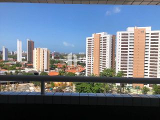 Apartamento com 3 suítes, 3 vagas de garagem, dependência com banheiro, lazer com piscina, academia, salão de festas, campinho de futebol, 137m2, R$ 990.000 - Bairro: Luciano Cavalcante - Fortaleza/CE.