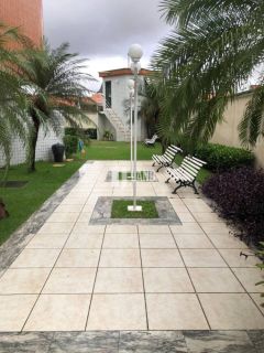 Apartamento com 3 suítes, 3 vagas de garagem, dependência com banheiro, lazer com piscina, academia, salão de festas, campinho de futebol, 137m2, R$ 990.000 - Bairro: Luciano Cavalcante - Fortaleza/CE.