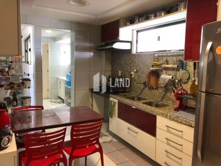 Apartamento com 3 suítes, 3 vagas de garagem, dependência com banheiro, lazer com piscina, academia, salão de festas, campinho de futebol, 137m2, R$ 990.000 - Bairro: Luciano Cavalcante - Fortaleza/CE.