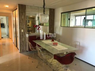 Apartamento com 3 suítes, 3 vagas de garagem, dependência com banheiro, lazer com piscina, academia, salão de festas, campinho de futebol, 137m2, R$ 990.000 - Bairro: Luciano Cavalcante - Fortaleza/CE.