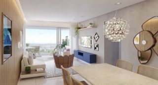APARTAMENTO COM 3 DORMITÓRIOS (2 SUÍTES), 2 VAGAS DE GARAGEM, LAZER COMPLETO - 90 M2 - R$ 750.000 - CENTRO - EUSEBIO/CE