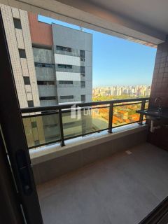 Apartamento alto padrão (novo) para alugar (primeiro aluguel) com 2 suítes, banheiro social, móveis fixos projetados, 1 vaga, lazer completo, rooftop com vista mar, 53m2 - R$ 5.300 (aluguel) + R$ 700 (condomínio) + R$ 300 (IPTU) - Mucuripe - Fortaleza/Ce