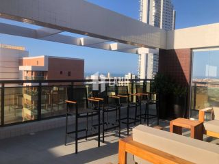 Apartamento alto padrão (novo) para alugar (primeiro aluguel) com 2 suítes, banheiro social, móveis fixos projetados, 1 vaga, lazer completo, rooftop com vista mar, 53m2 - R$ 5.300 (aluguel) + R$ 700 (condomínio) + R$ 300 (IPTU) - Mucuripe - Fortaleza/Ce