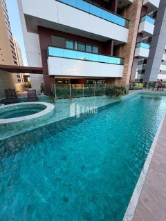 Apartamento alto padrão (novo) para alugar (primeiro aluguel) com 2 suítes, banheiro social, móveis fixos projetados, 1 vaga, lazer completo, rooftop com vista mar, 53m2 - R$ 5.300 (aluguel) + R$ 700 (condomínio) + R$ 300 (IPTU) - Mucuripe - Fortaleza/Ce