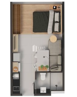 OPORTUNIDADE ALDEOTA - ANDAR ALTO - 25m² - POR R$ 479.000,00