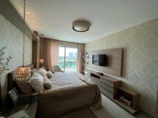 Apartamento com 3 suites, escritorio, porteira fechada, lazer completo, 3 vagas, varanda gourmet a venda, 146m² - R$ 1.780.000-Guararapes-Fortaleza/CE