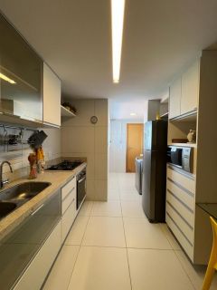 Apartamento com 3 suites, escritorio, porteira fechada, lazer completo, 3 vagas, varanda gourmet a venda, 146m² - R$ 1.780.000-Guararapes-Fortaleza/CE