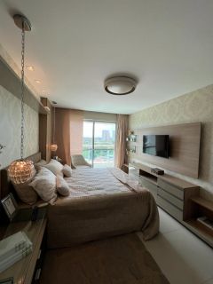 Apartamento com 3 suites, escritorio, porteira fechada, lazer completo, 3 vagas, varanda gourmet a venda, 146m² - R$ 1.780.000-Guararapes-Fortaleza/CE