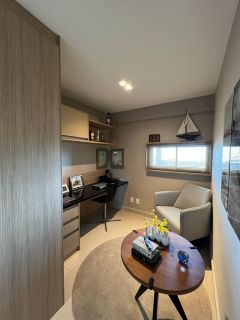 Apartamento com 3 suites, escritorio, porteira fechada, lazer completo, 3 vagas, varanda gourmet a venda, 146m² - R$ 1.780.000-Guararapes-Fortaleza/CE