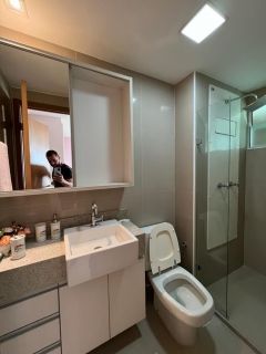 Apartamento com 3 suites, escritorio, porteira fechada, lazer completo, 3 vagas, varanda gourmet a venda, 146m² - R$ 1.780.000-Guararapes-Fortaleza/CE