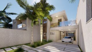 Casa com 4 dormitorios a venda, 170 m² por R$ 579.000,00 - Pires Facanha - Eusebio/CE