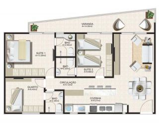 Apartamento com 2 dormitorios a venda, 83 m² por R$ 478.500,00 - Porto das Dunas - Aquiraz/CE