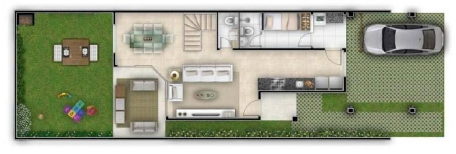 Casa com 3 dormitorios a venda, 117 m² por R$ 636.012 - Praia do Futuro I - Fortaleza/CE