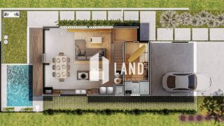 Casa no Petrópolis em construção