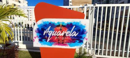 Apartamento à venda no Condomínio Aquarela Parque, 2 quartos 1 suíte Aruana